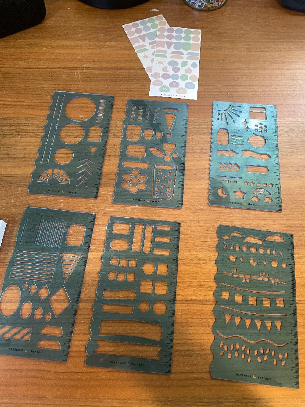 Tsuki Bullet Journal Stencil Set - Picture 12 of 12